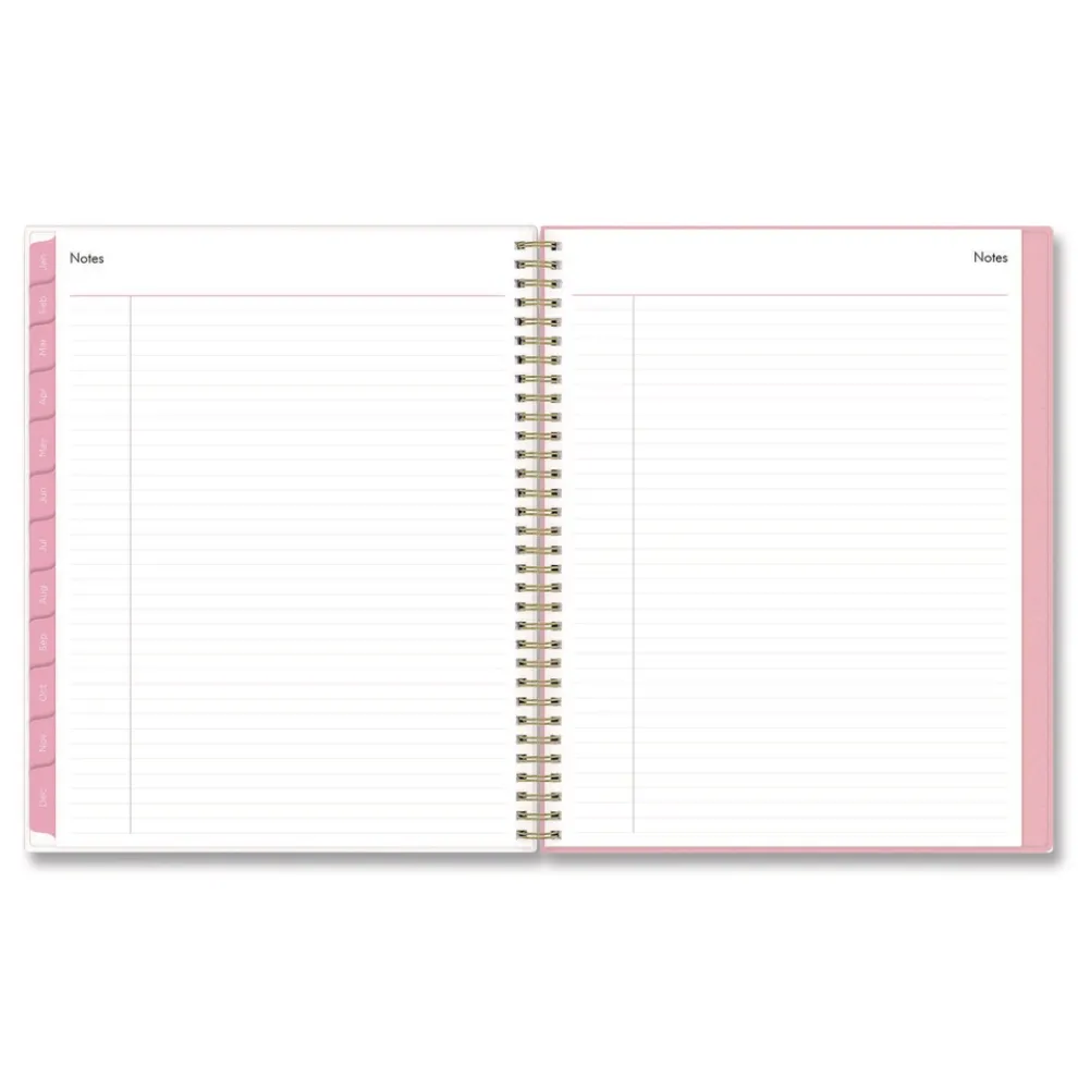 Blue Sky 11 in. x 8.5 in. 12-Month (Jan to Dec): 2026 Mimi Pink Monthly Planner - Floral Artwork, Pink/Blue/Rose Cover