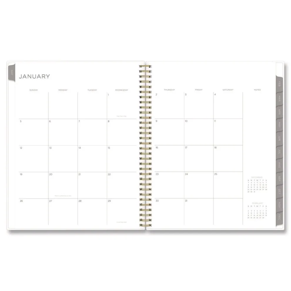Blue Sky 11 in. x 8.5 in. 12-Month (Jan to Dec): 2026 Mimosa Weekly/Monthly Planner - Floral Artwork, Yellow/Green/White Cover