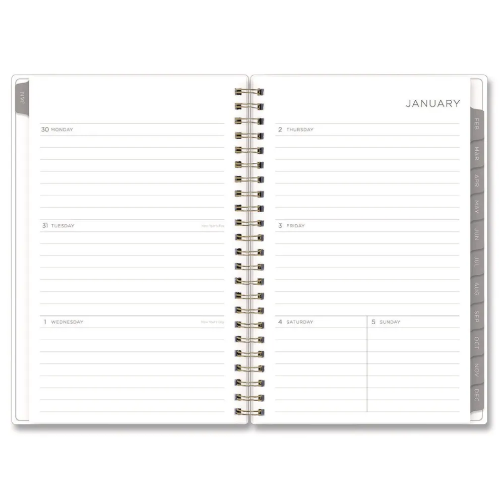 Blue Sky 8 in. x 5 in. 12-Month (Jan to Dec): 2026 Mimosa Weekly/Monthly Planner - Lemon Artwork, Yellow/Green/White Cover