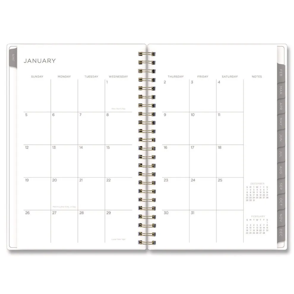 Blue Sky 8 in. x 5 in. 12-Month (Jan to Dec): 2026 Mimosa Weekly/Monthly Planner - Lemon Artwork, Yellow/Green/White Cover
