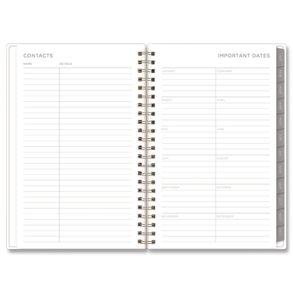 Blue Sky 8 in. x 5 in. 12-Month (Jan to Dec): 2026 Mimosa Weekly/Monthly Planner - Lemon Artwork, Yellow/Green/White Cover