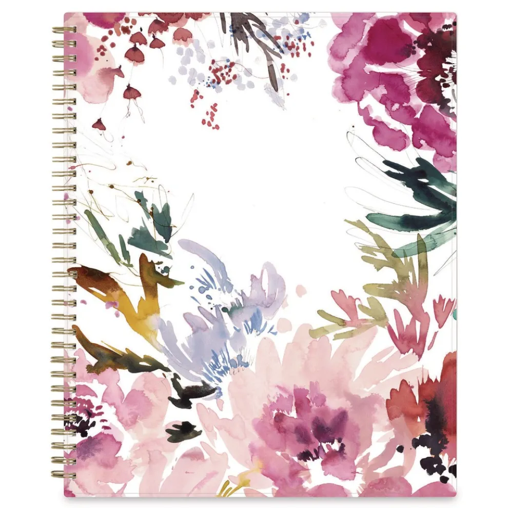 Blue Sky 11 in. x 8.5 in. 12-Month (Jan to Dec): 2026 Kelly Ventura Magenta Bloom Weekly/Monthly Planner - Floral Artwork, Multicolor Cover