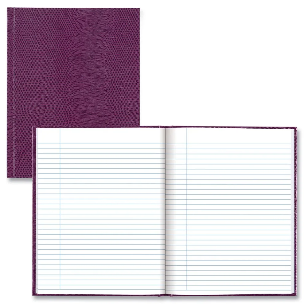 Blueline 9.25 in. x 7.25 in. Sheets Medium/College Rule 1-Subject Executive Notebook - Grape Cover