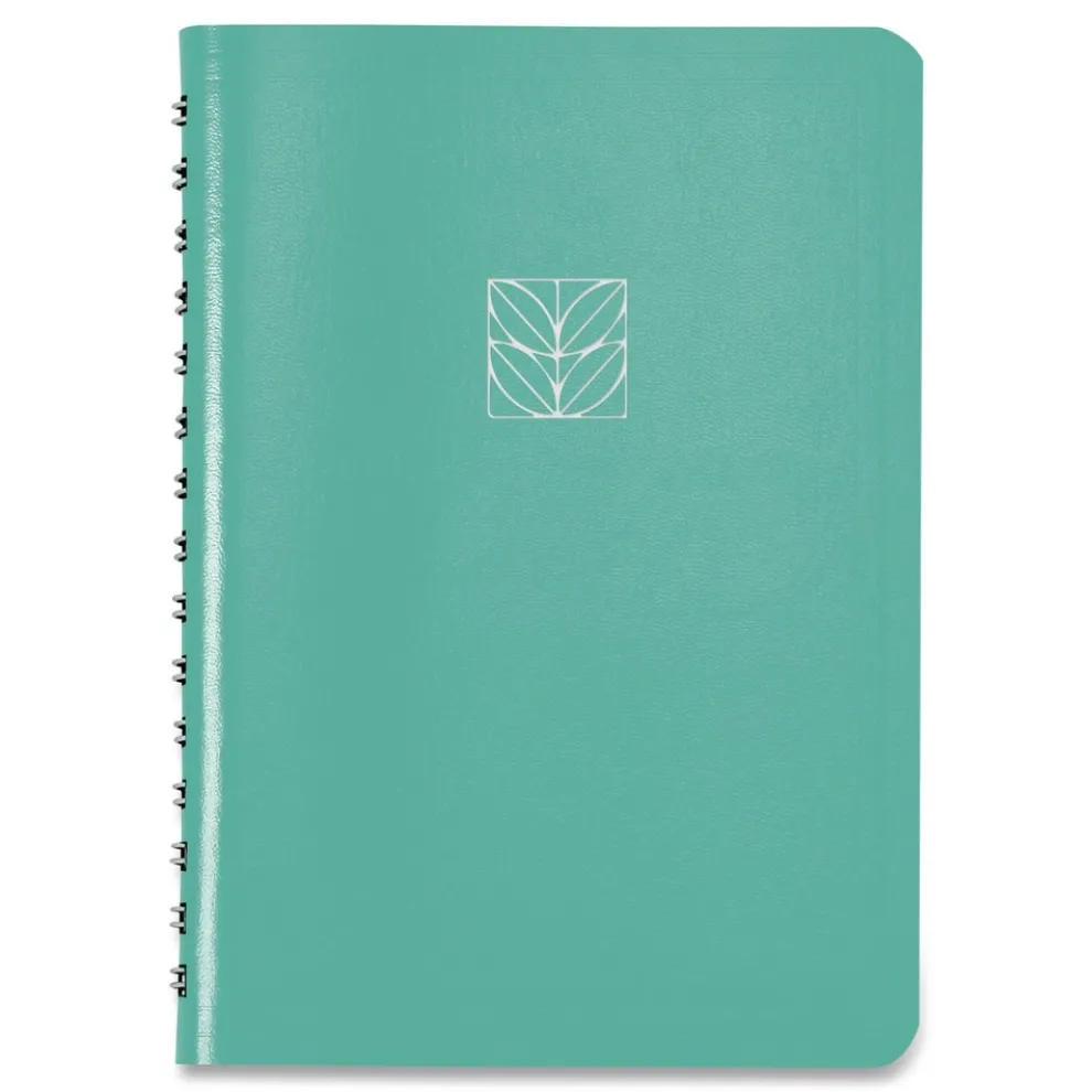 Blueline 8 in. x 5 in. 12-Month (Aug 2025-Jul 2026) Academic Daily/Monthly Planner - Cyan Cover