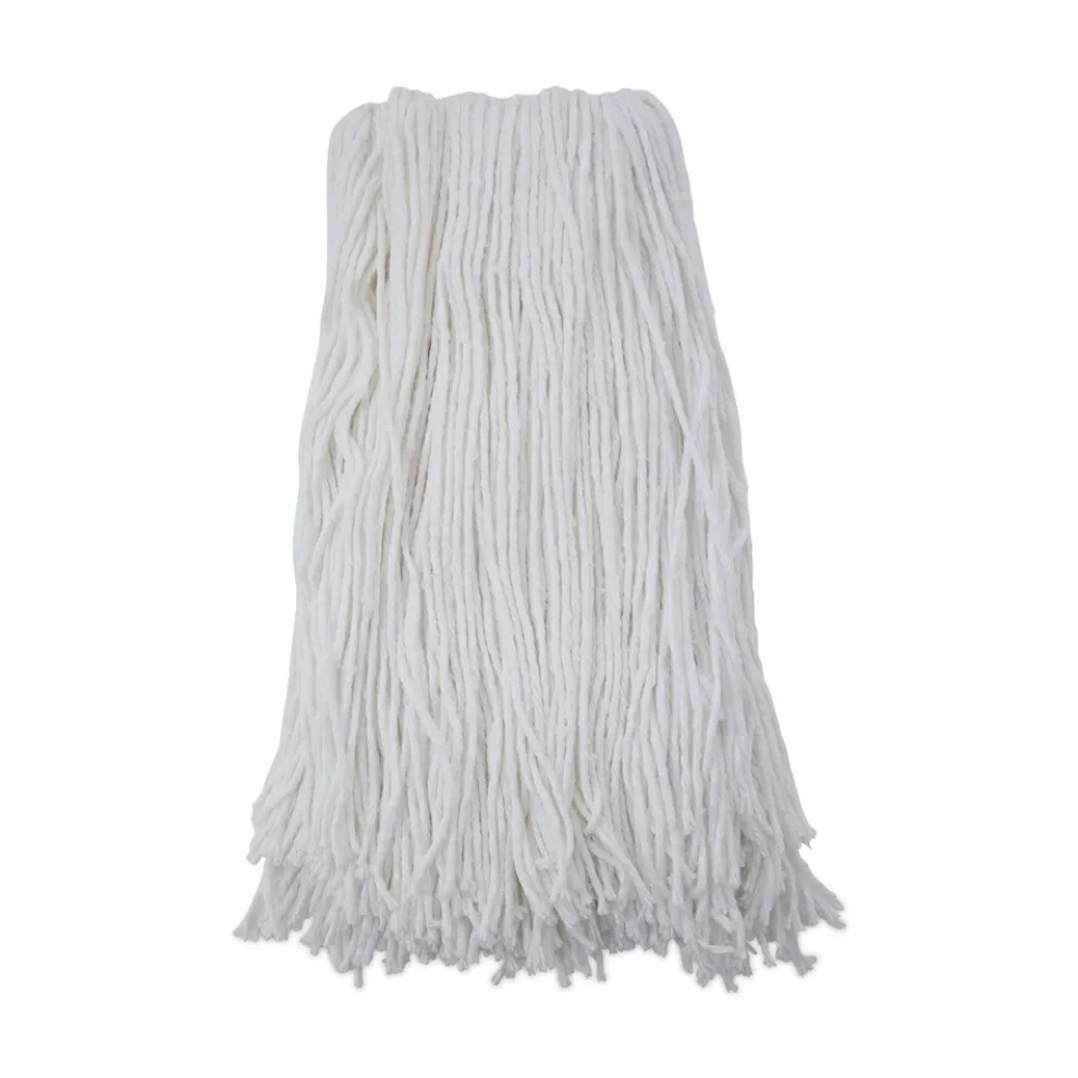Boardwalk #32 Cut-End Rayon Wet Mop Head - White (12/Carton)