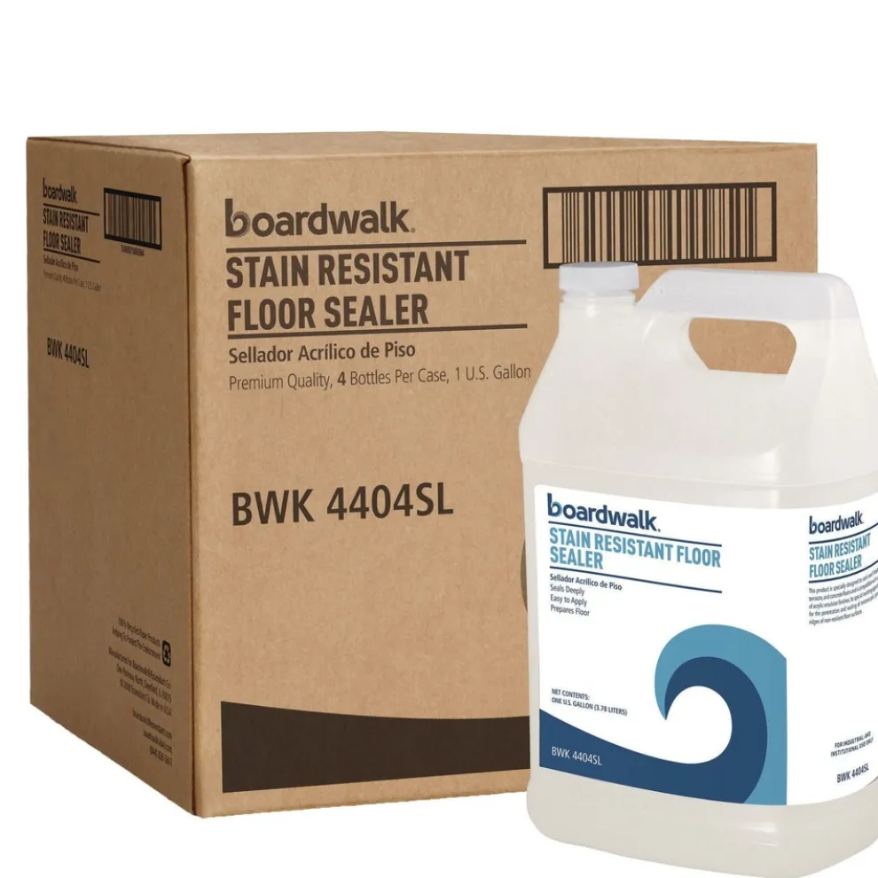 Boardwalk 1 gal. Stain Resistant Floor Sealer - Unscented (4/Carton)