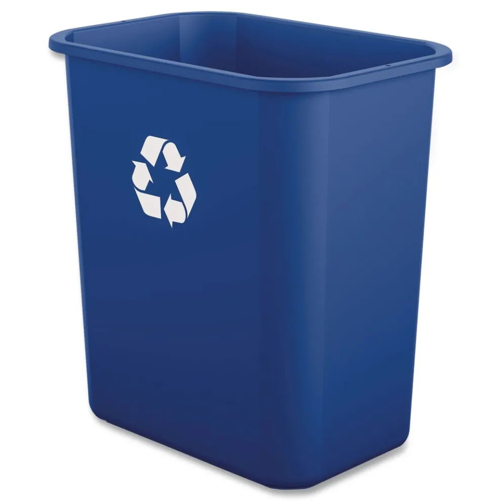 Boardwalk 7 Gallon Polypropylene Recycling Container - Blue