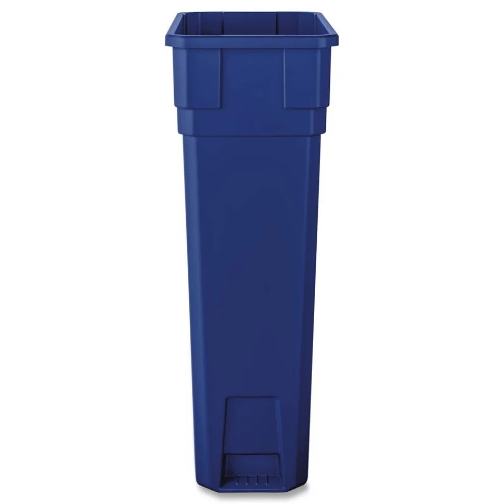 Boardwalk 23 Gallon Polypropylene Slim Recycling Container - Blue