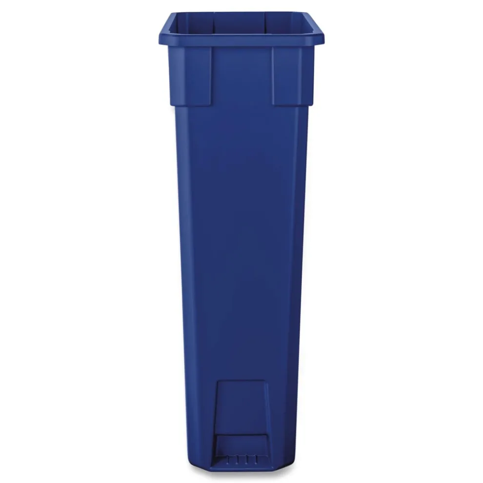 Boardwalk 23 Gallon Polypropylene Slim Recycling Container - Blue