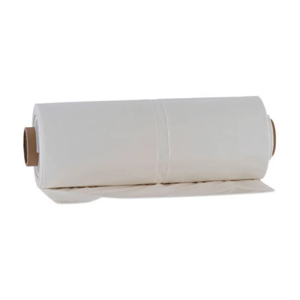 Boardwalk 60 Gallon 2.7 mil 38 in. x 63 in. Industrial Drum Liners Rolls - Clear (50/Carton)