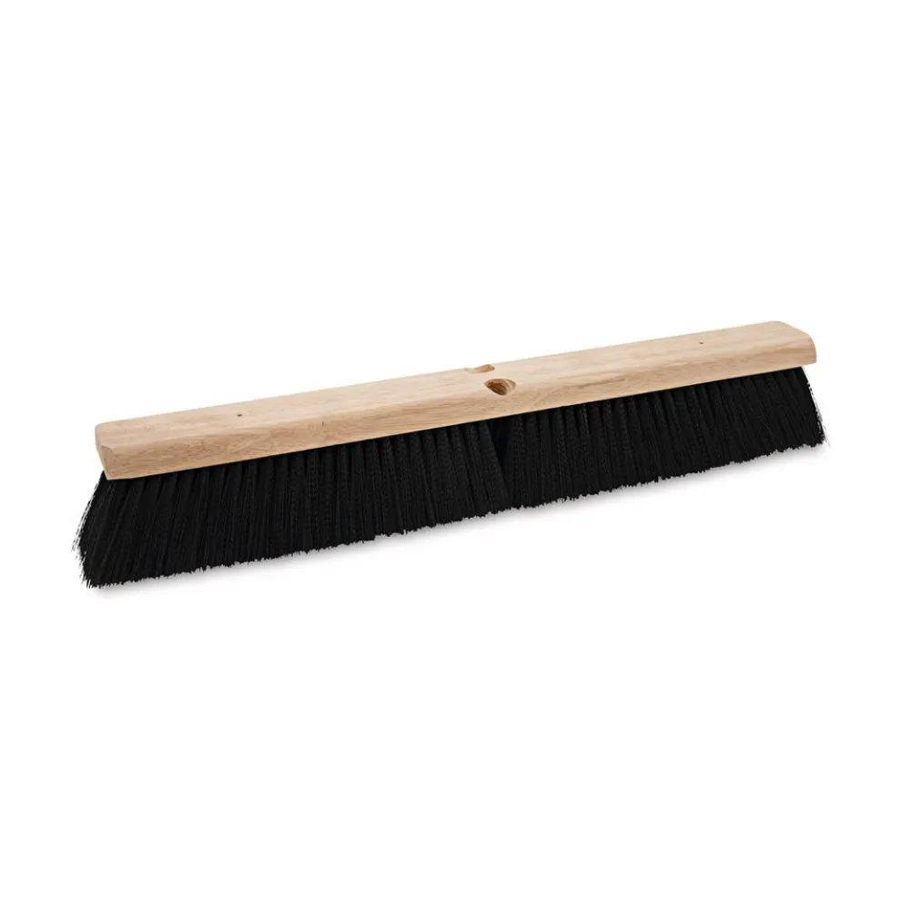 Boardwalk 3 in. Black Polypropylene Bristles 24 in. Brush Floor Brush Head