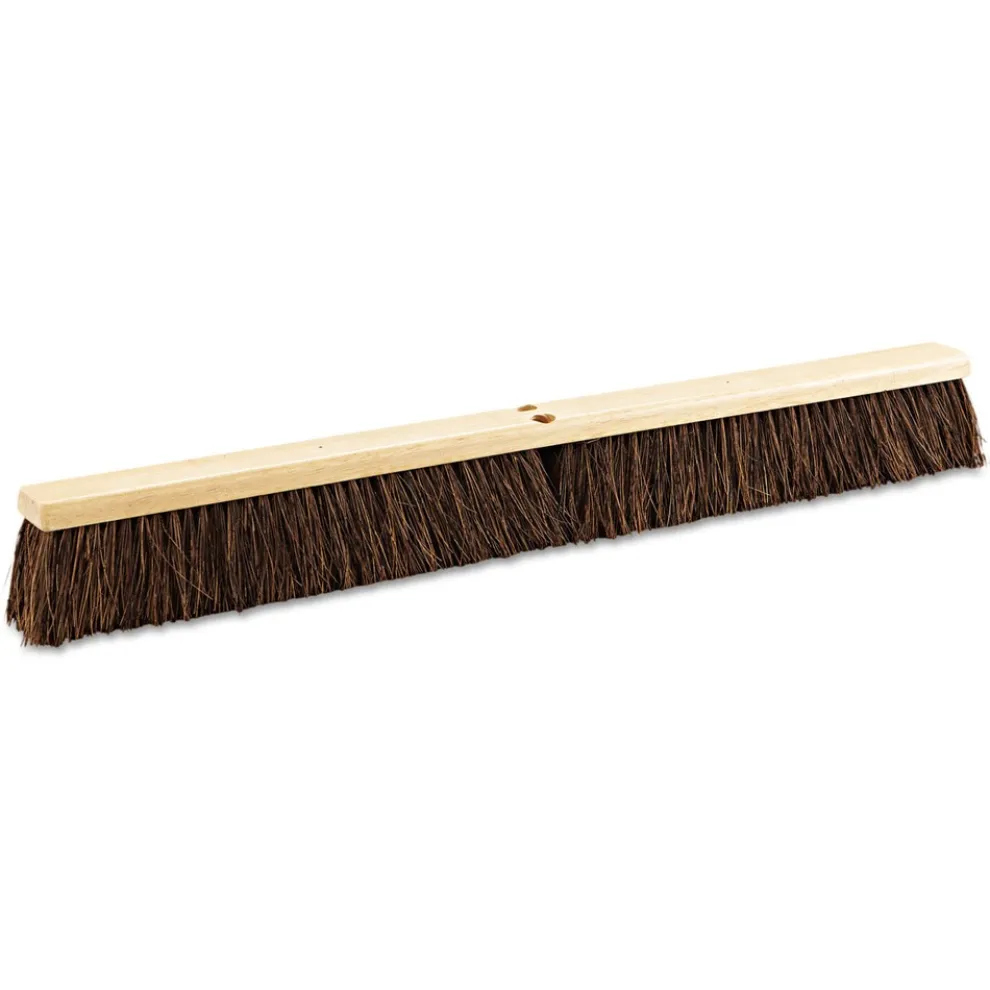 Boardwalk 36 in. Brush 3.25 in. Natural Palmyra Fiber Bristles Floor Brush Head