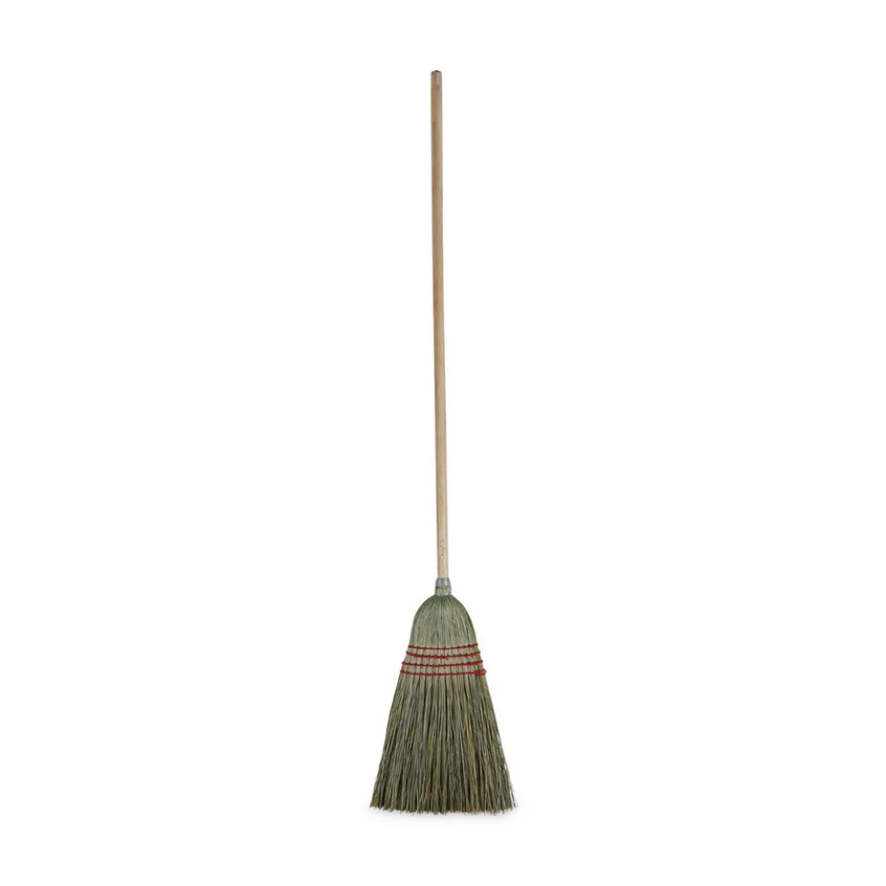 Boardwalk 55 in. Mixed Fiber Bristles Maid Broom - Natural
