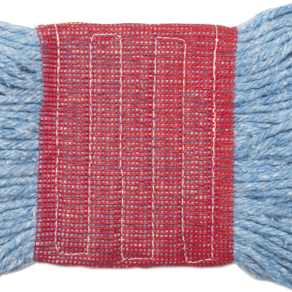 Boardwalk 5 in. Super Loop Cotton/Synthetic Fiber Wet Mop Head - Large, Blue