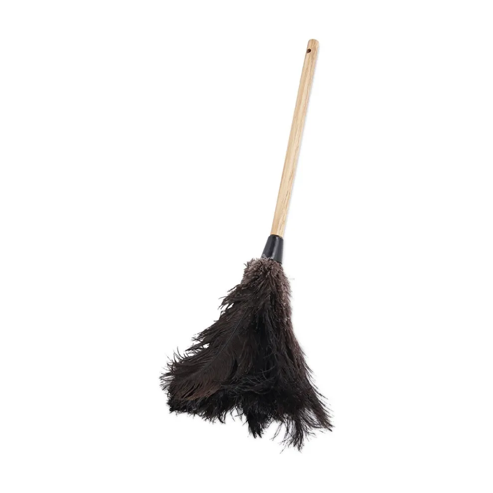 Boardwalk 10 in. Wood Handle Professional Ostrich Feather Duster
