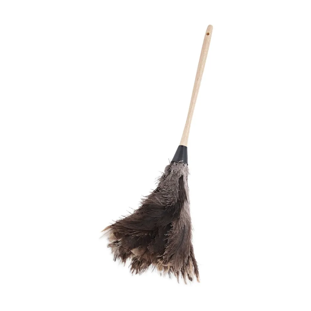 Boardwalk 13 in. Wood Handle Professional Ostrich Feather Duster