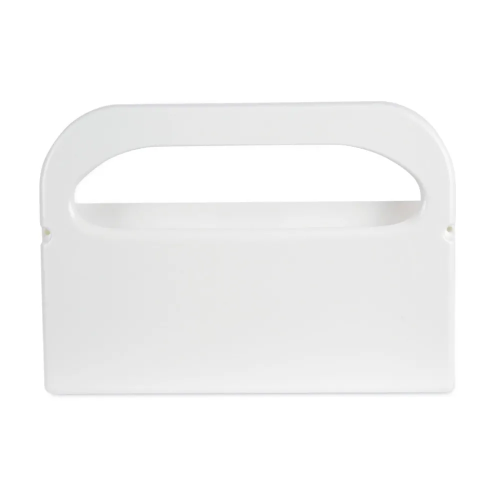 Boardwalk 16 in. x 3 in. x 11.5 in. Toilet Seat Cover Dispenser - White (2/Box)