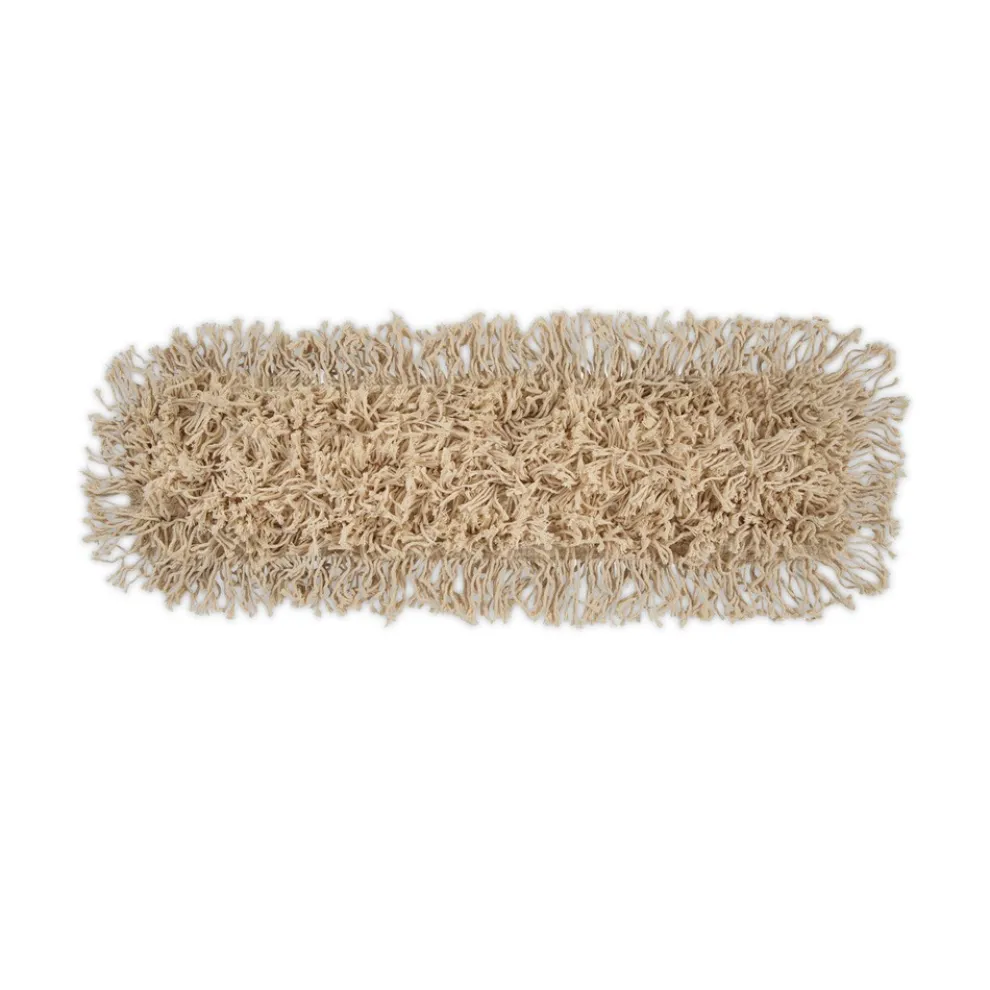 Boardwalk 24 in. x 5 in. Industrial Hygrade Cotton Dust Mop Head - White