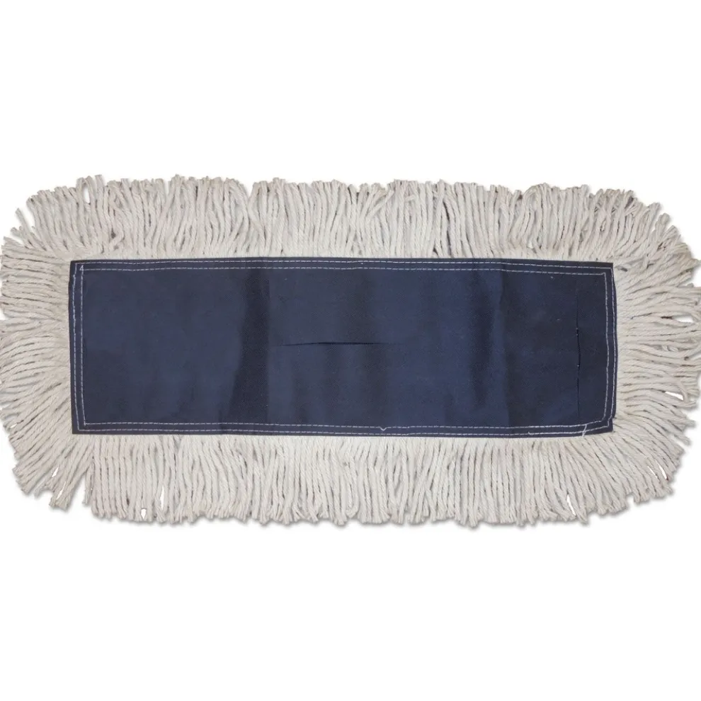 Boardwalk 5 in. x 60 in. Disposable Dust Mop - White