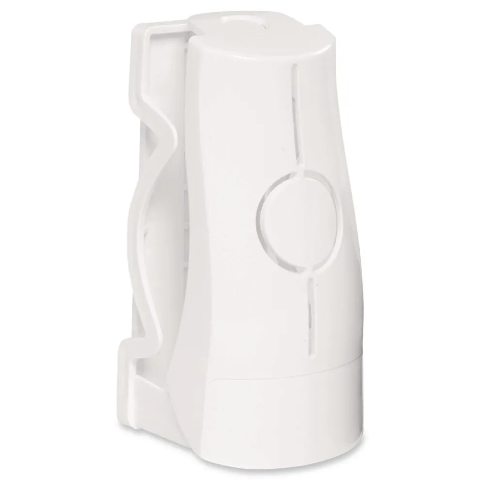 Boardwalk 2.62 in. x 2.75 in. x 5.5 in. Solid Air Freshener Dispenser - White