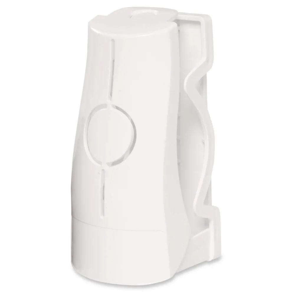 Boardwalk 2.62 in. x 2.75 in. x 5.5 in. Solid Air Freshener Dispenser - White