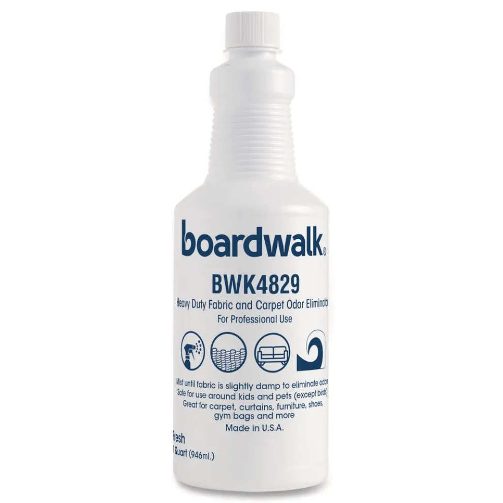 Boardwalk 32 oz. Bottle Fabric and Carpet Deodorizer - Fresh Scent (6/Carton)