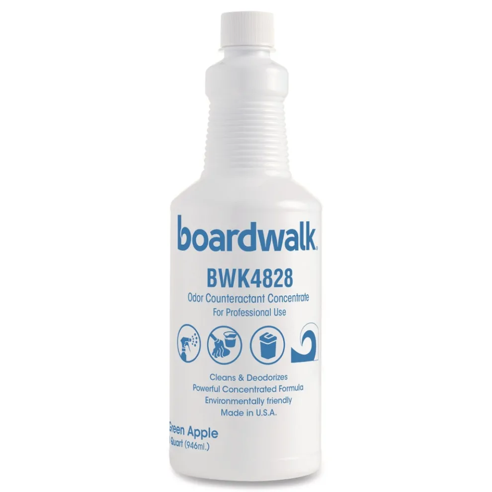 Boardwalk 32 oz. Bottle Liquid Deodorizer - Green Apple (12/Carton)