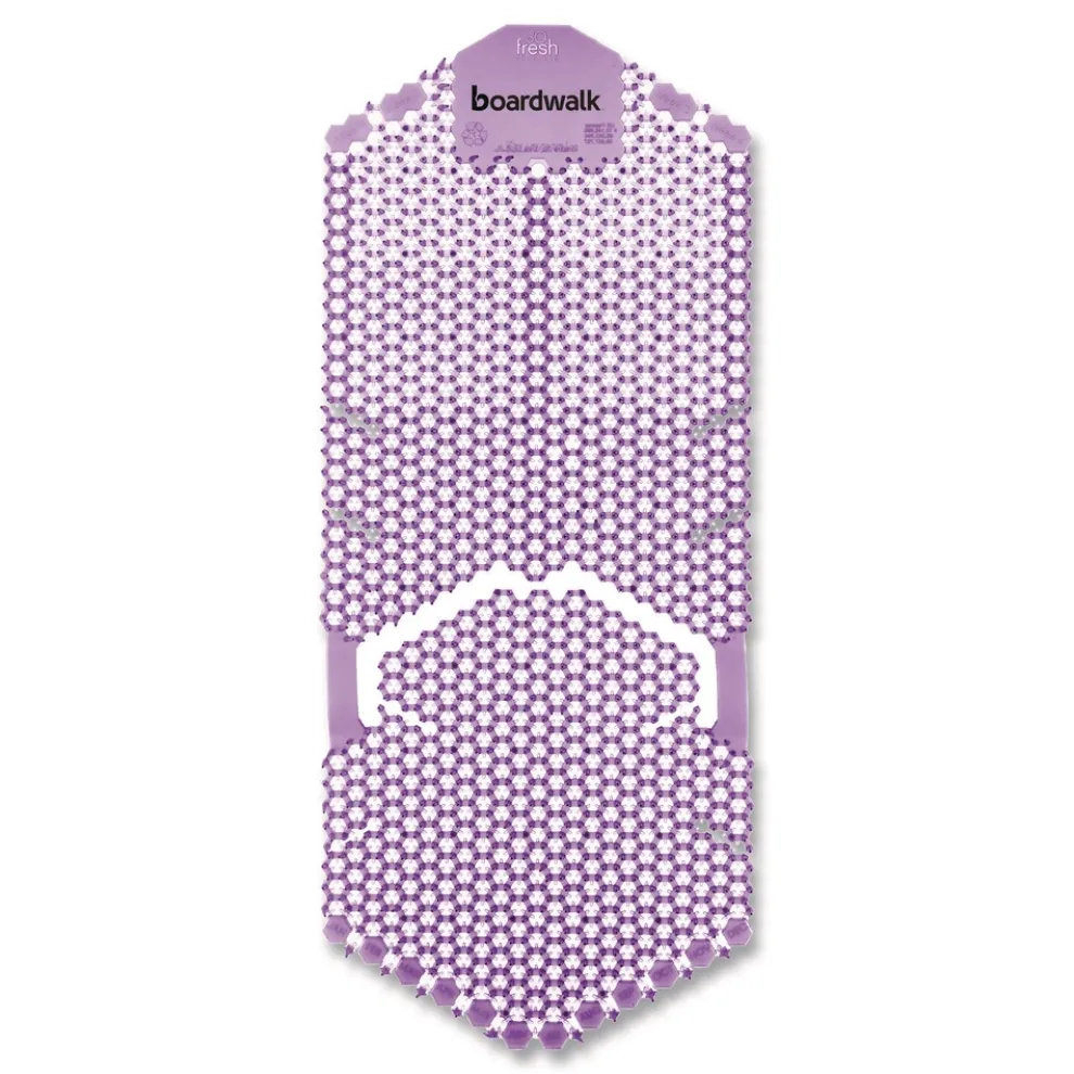 Boardwalk 5.22 oz. Vertical Urinal Screen - Lavender Scent Purple (6/Carton)