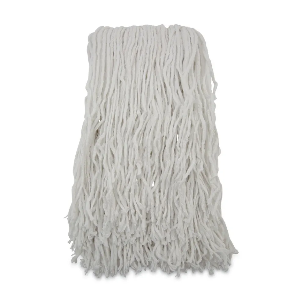 Boardwalk Banded Rayon 24 oz. Cut-End Mop Heads - White (12/Carton)