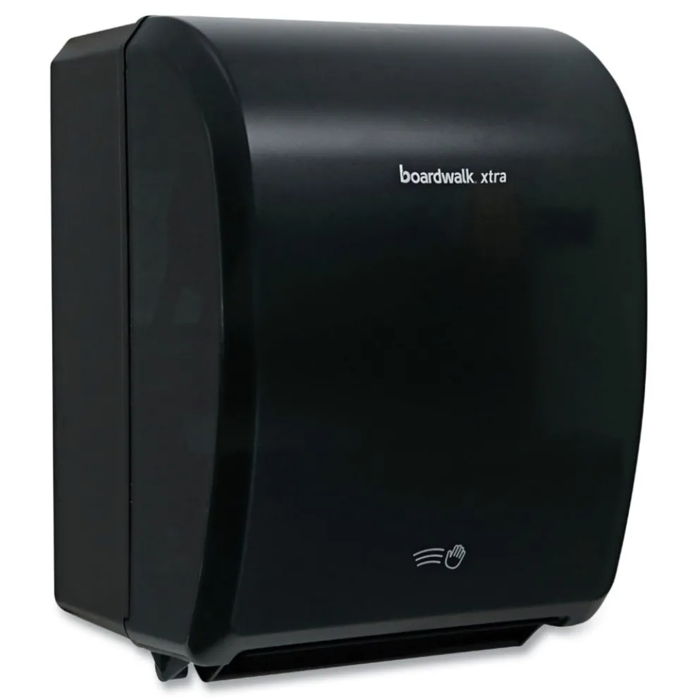 Boardwalk BWK33GREEN 12.31 in. x 9.31 in. x 15.94 in. Xtra Electronic Hand Towel Dispenser - Black (1-Carton)