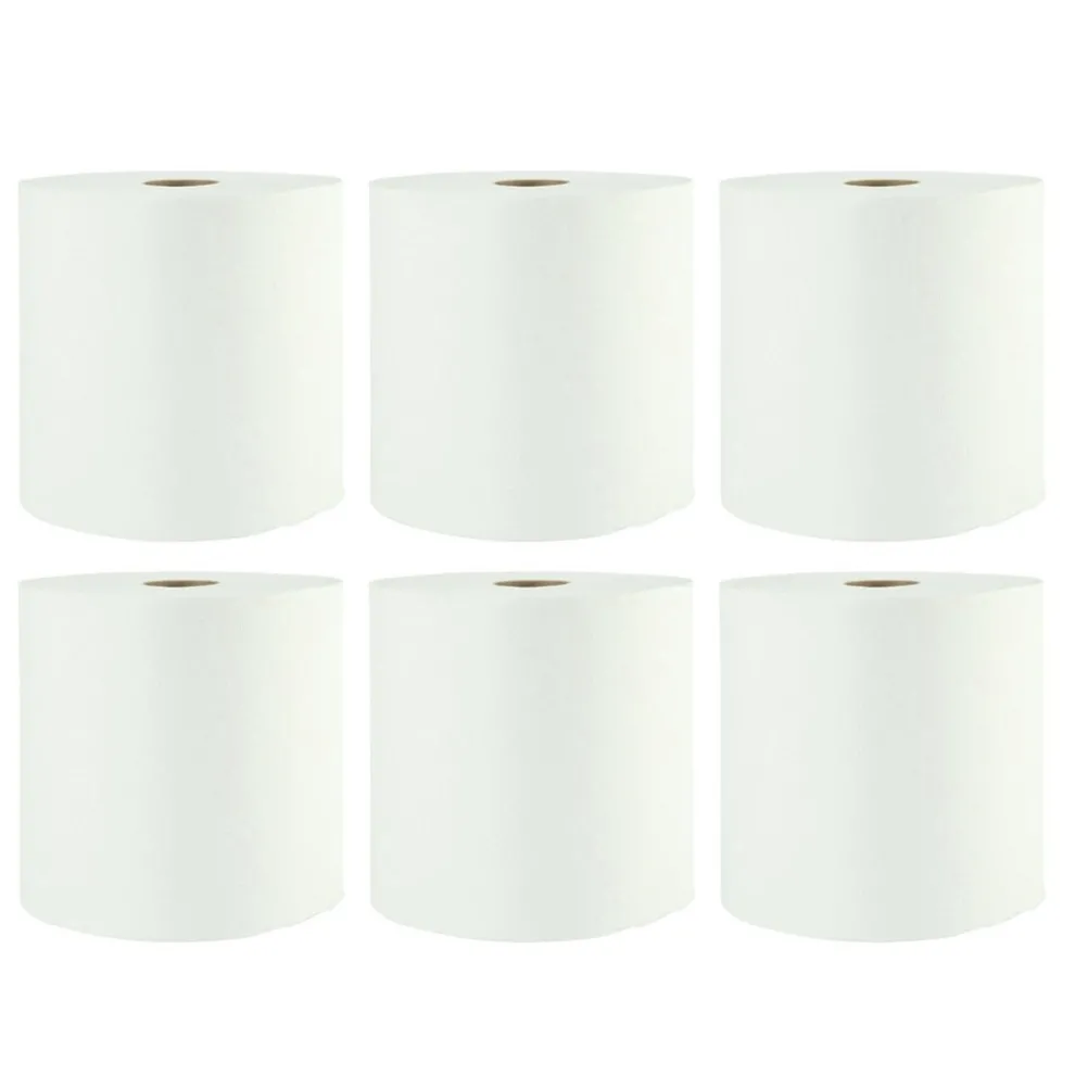 Boardwalk BWK35XTRA 1-Ply 8 in. x 800 ft. Xtra Roll Towels - White (6 Rolls/Carton)