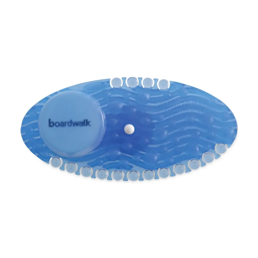 Boardwalk Curve Solid Air Freshener - Cotton Blossom, Blue (10/Box, 6 Boxes/Carton)