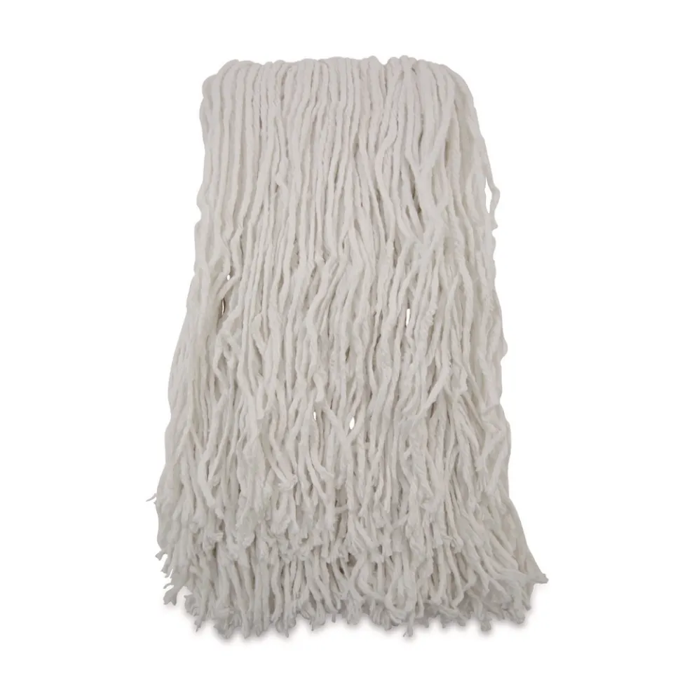 Boardwalk Cut-End Rayon Wet Mop Heads - White (12/Carton)
