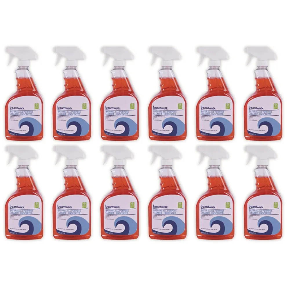 Boardwalk 951400-12ESSN 12-Piece/Carton 32 oz. Spray Bottle Natural All Purpose Cleaner - Unscented