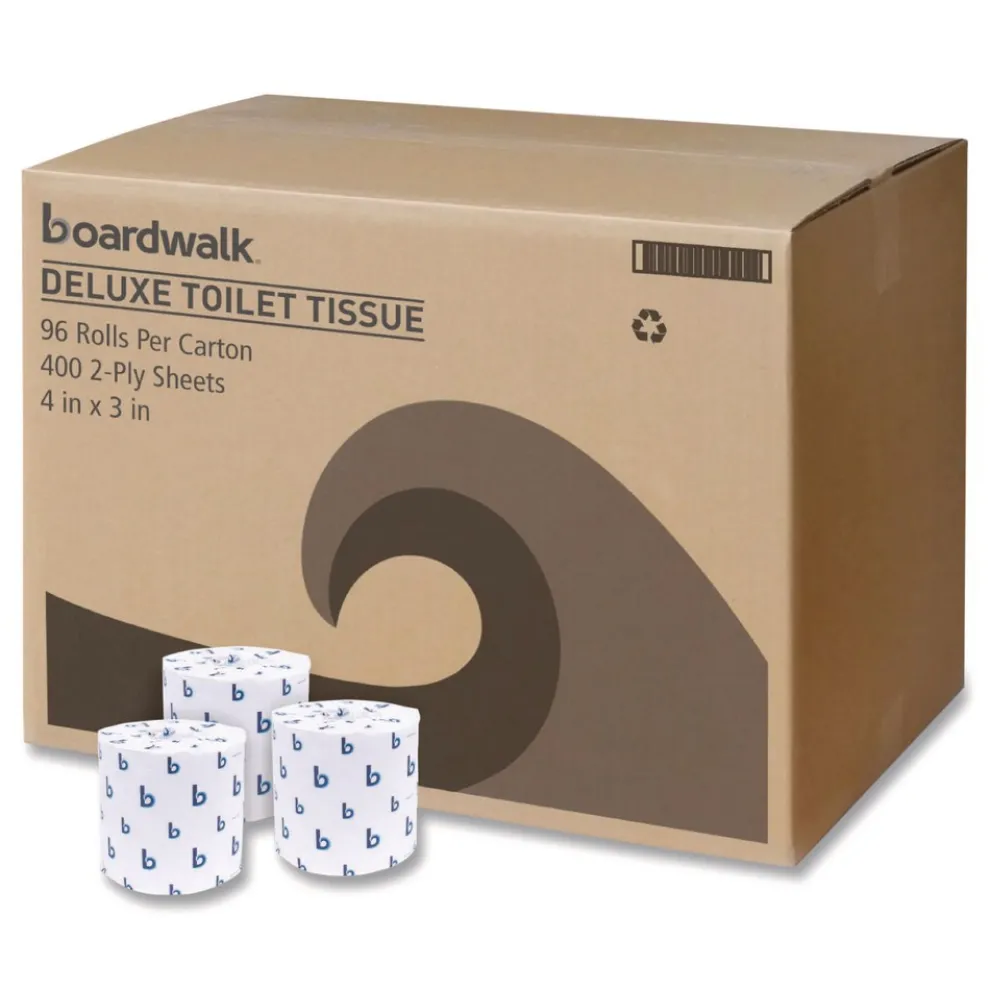 Boardwalk 2-Ply Septic Safe Toilet Tissue - White (96/Carton)