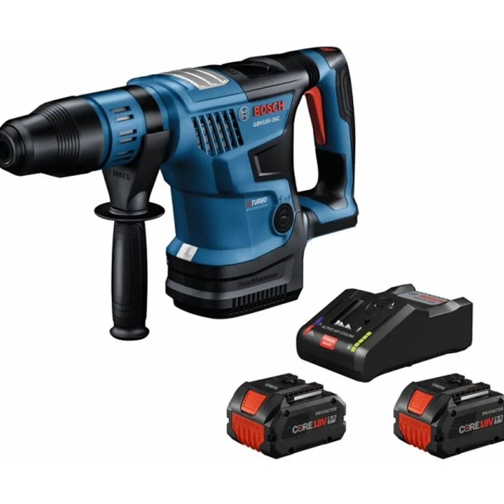 Bosch 18V PROFACTOR Brushless Lithium-Ion 1-9/16 in. Cordless Connected-Ready SDS-max Rotary Hammer Kit (8 Ah)