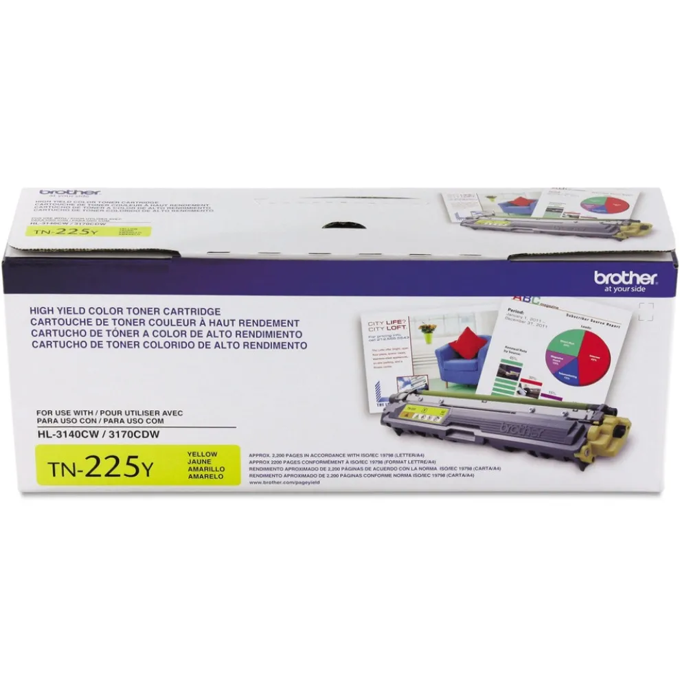 Brother 2200 Page-Yield High-Yield Toner - Yellow