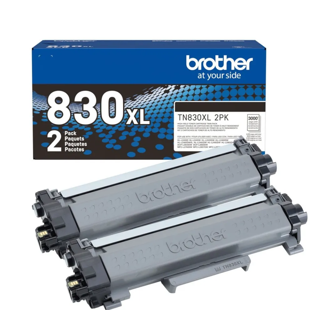 Brother 3,000 Page-Yield High-Yield Toner - Black (2/Pack)