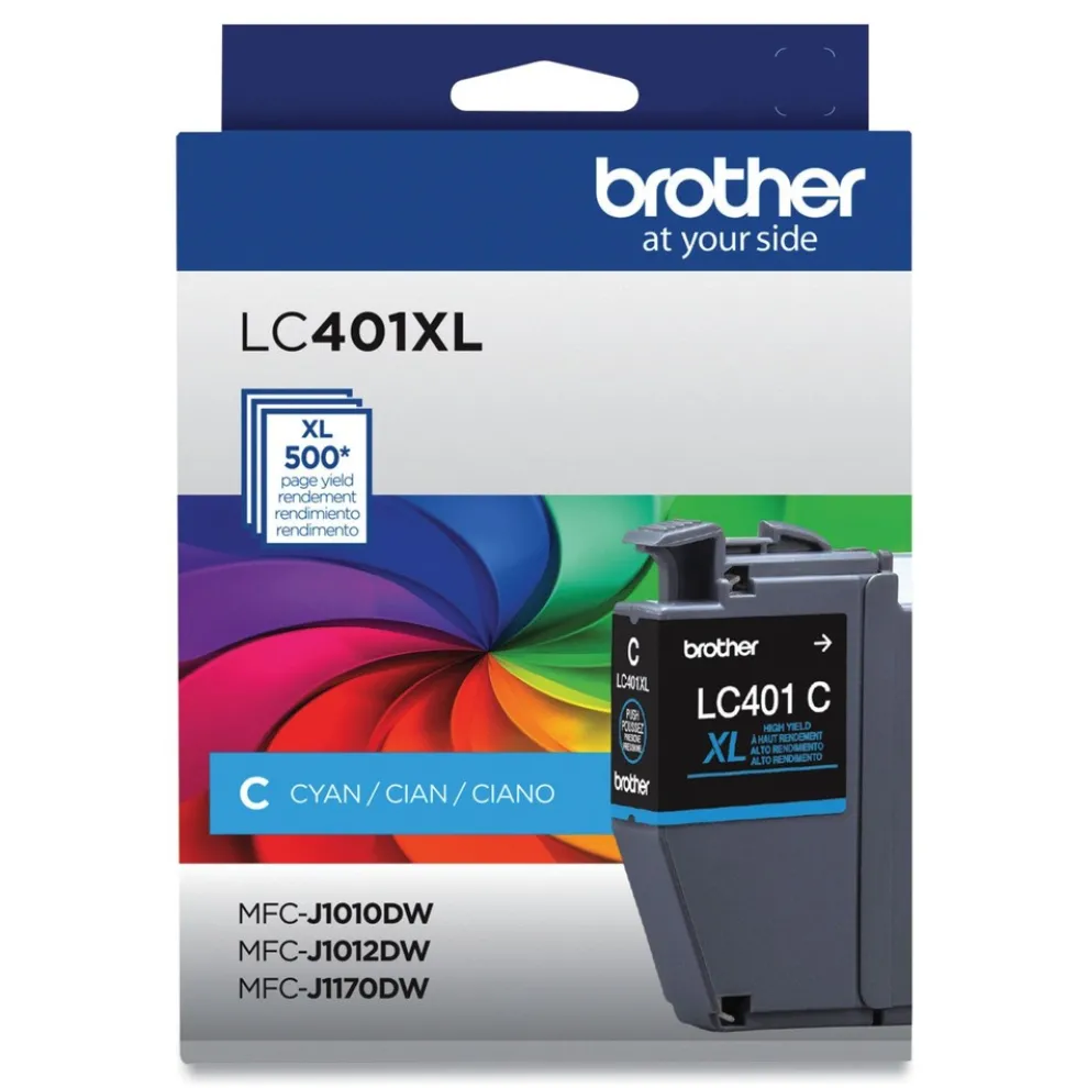 Brother 500 Page-Yield High-Yield Ink - Cyan