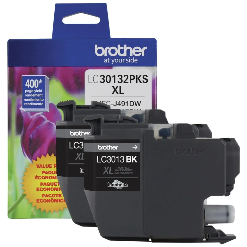 Brother 400 Page-Yield High-Yield Ink - Black (2/Pack)