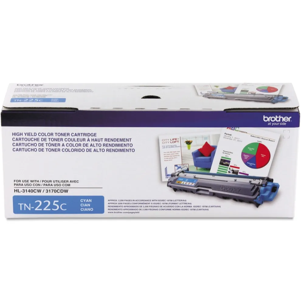 Brother 2200 Page-Yield High-Yield Toner - Cyan