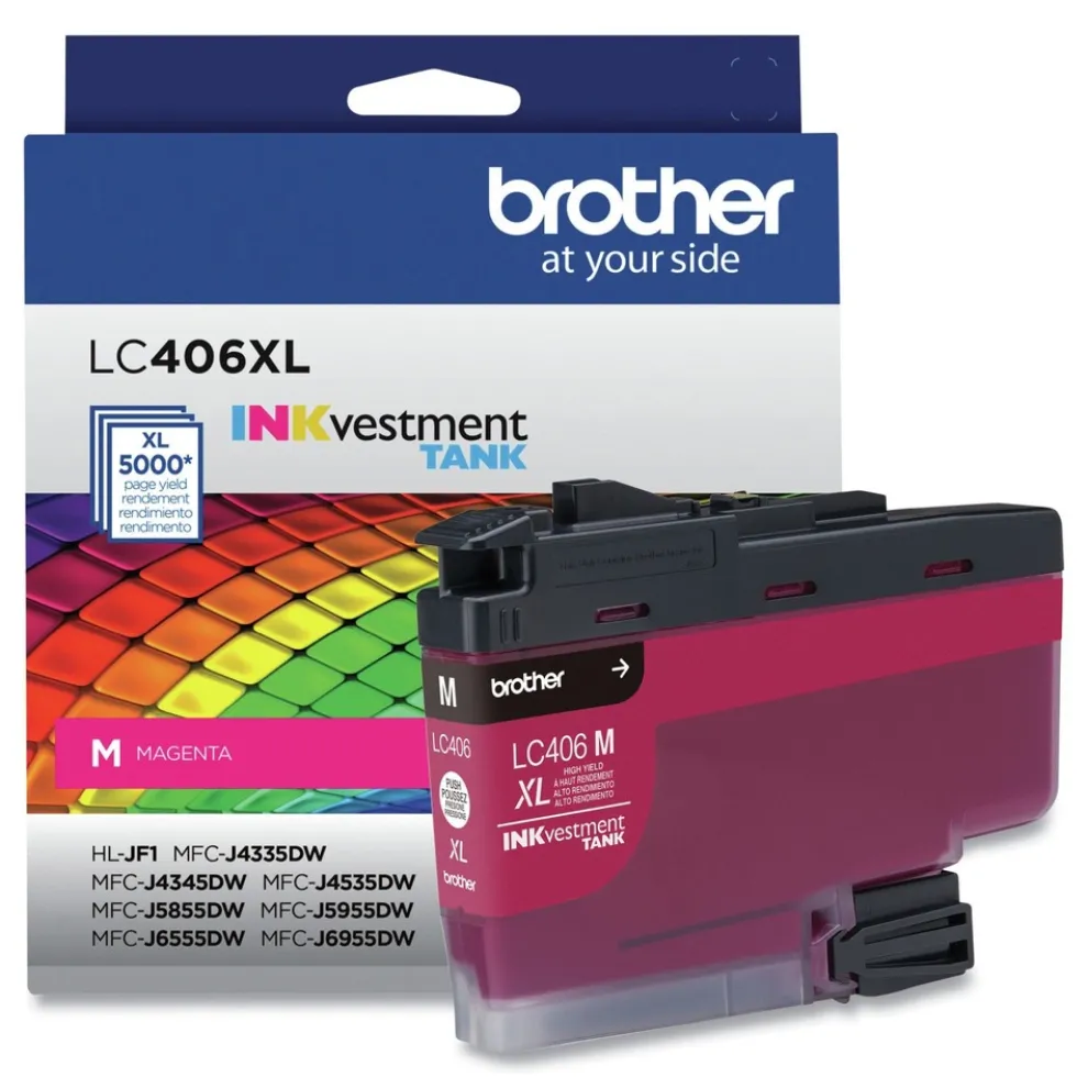 Brother INKvestment 5,000 Page-Yield High-Yield Ink - Magenta