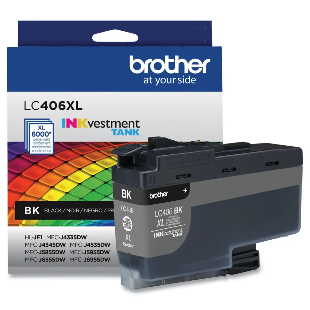 Brother INKvestment 6000 Page-Yield High-Yield Ink - Black