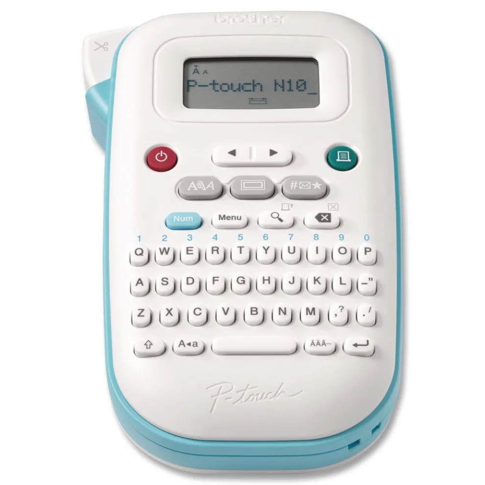 Brother P-Touch 4.7 in. x 7.6 in. x 2.8 in. 2 Lines P-Touch Personal Handheld Label Maker