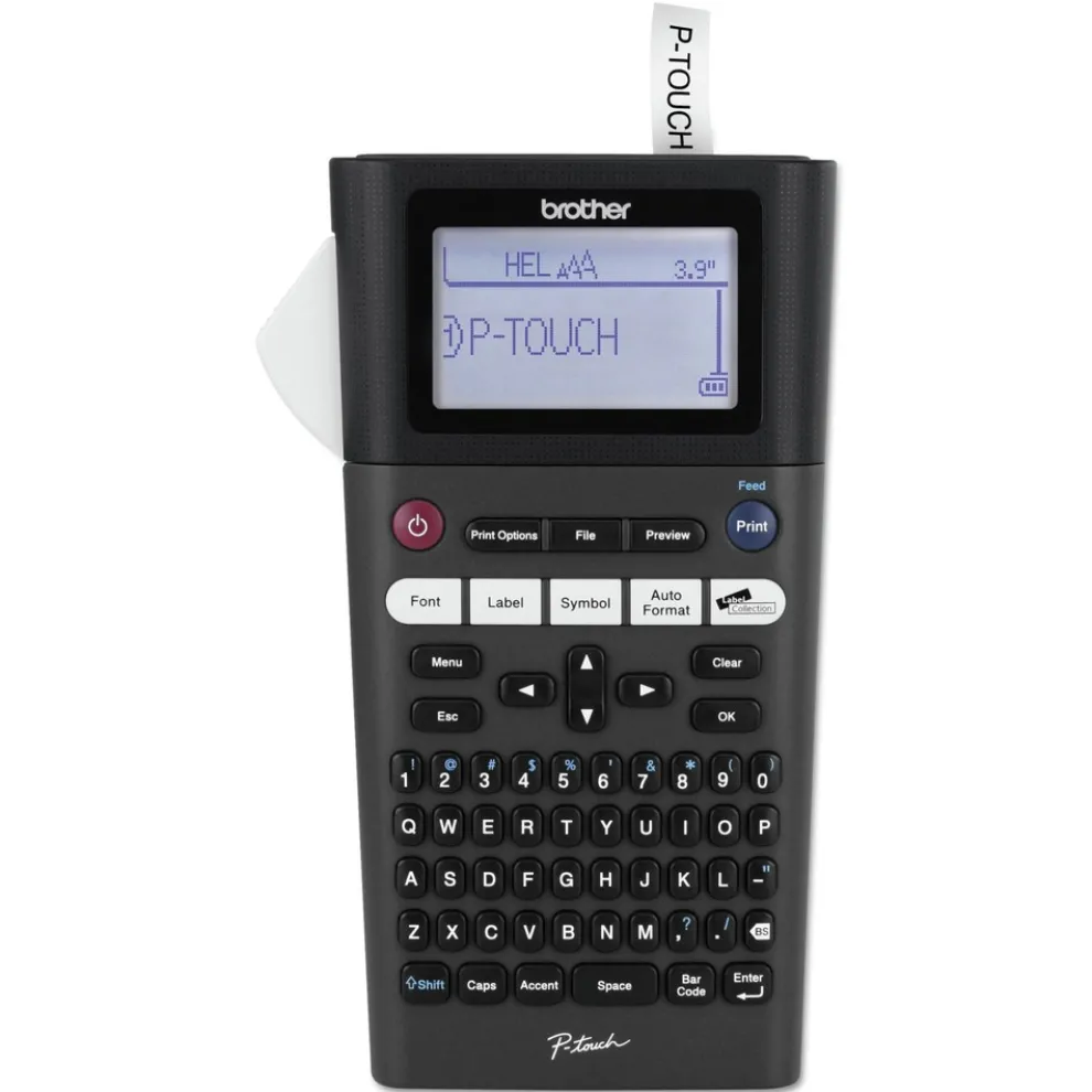 Brother P-Touch PT-H300LI 5.25 in. x 8.5 in. x 2.63 in. 5 Lines Rechargeable Take-It-Anywhere Labeler
