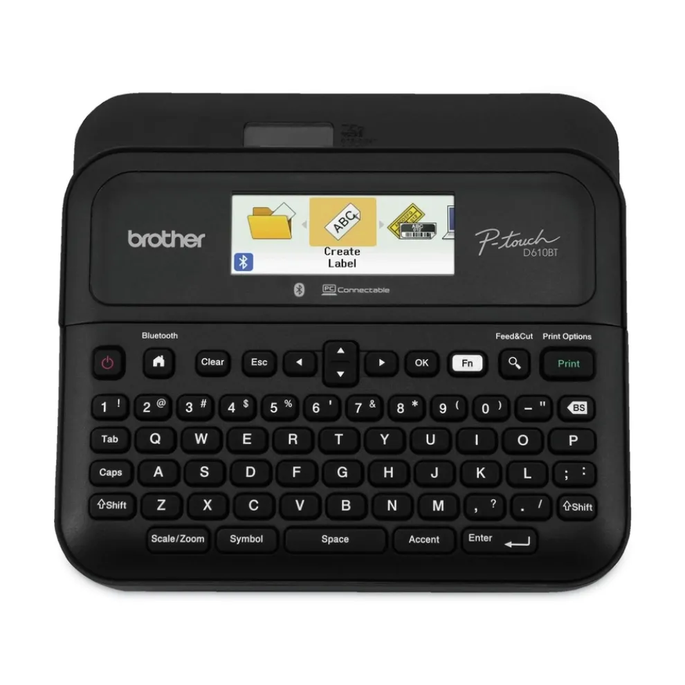 Brother P-Touch P-Touch 10.2 in. x 4.8 in. x 12.6 in. 30 mm/s Print Speed Business Professional Connected Label Maker