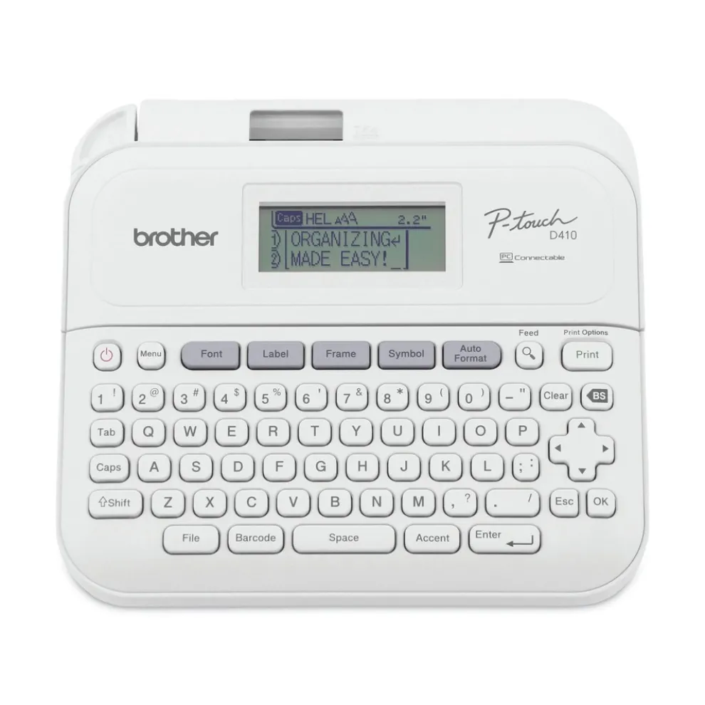 Brother P-Touch P-Touch PT-D410 8.9 in. x 3.9 in. x 12.3 in. 20 mm/s Advanced Connected Label Maker