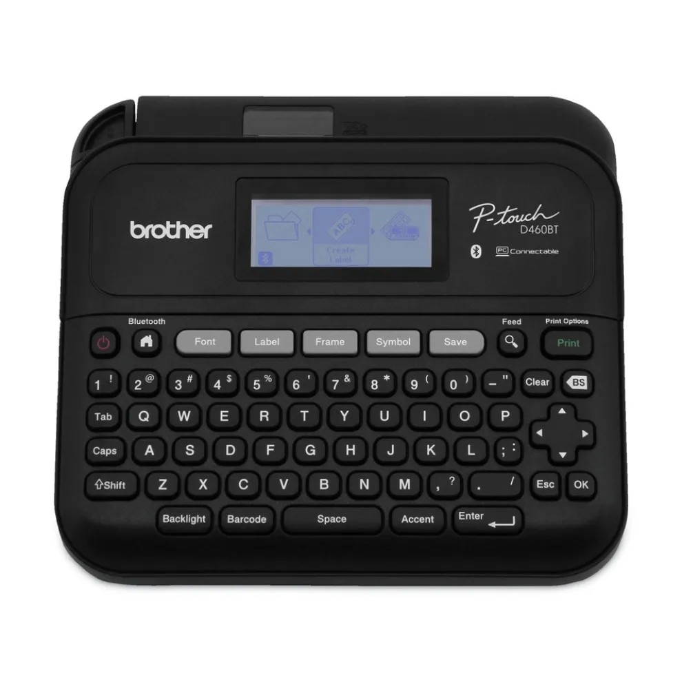 Brother P-Touch P-Touch 7.4 in. x 7 in. x 2.8 in. 30 mm/s Print Speed Business Expert Connected Label Maker with 1 Roll Sample Tape