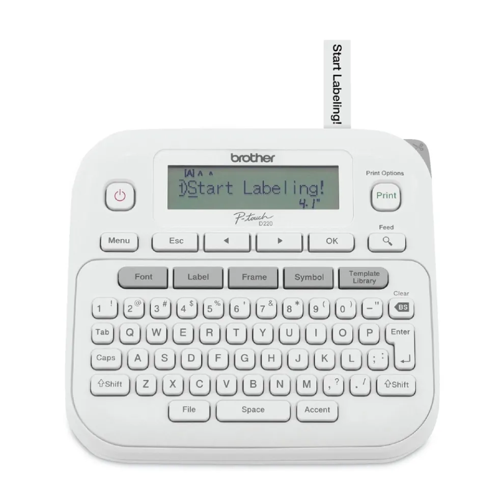 Brother P-Touch P-Touch PT-D220 3.9 in. x 9.3 in. x 10.2 in. 2 Lines Label Maker