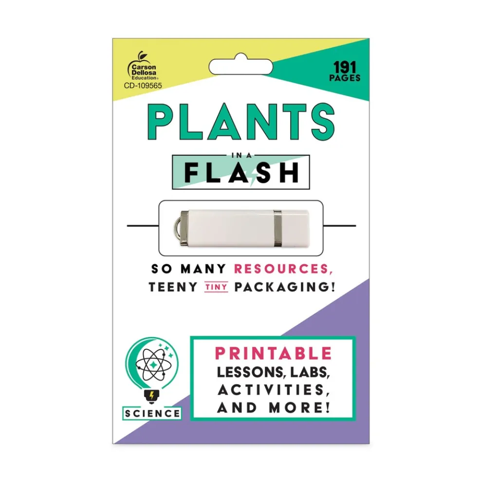 Carson-Dellosa 191 Pages Grades K to 3 (Ages 5 to 8) In a Flash USB - Plants